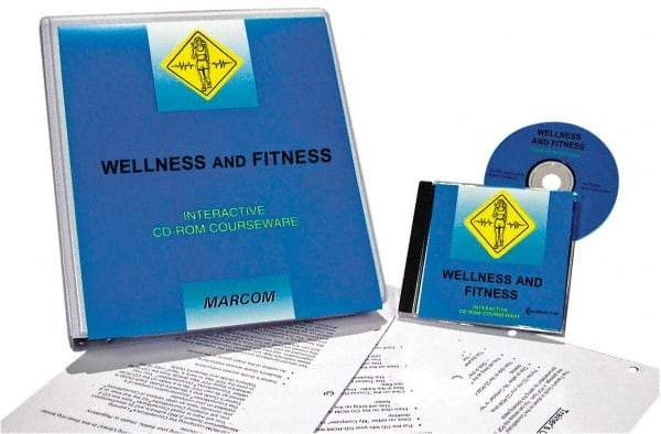 Marcom - Fitness & Wellness, Multimedia Training Kit - 45 min Run Time CD-ROM, English & Spanish - Industrial Tool & Supply