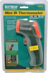 Extech - -50 to 650°C (-58 to 1200°F) Infrared Thermometer - 12:1 Distance to Spot Ratio - Industrial Tool & Supply