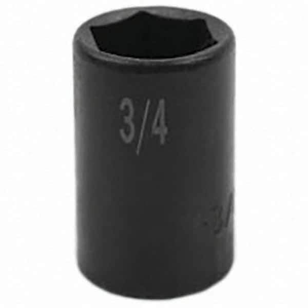SK - Impact Socket - 3/8"DR 6PT 3/4" SEMI-DEEP IMPACT SOCKET - Industrial Tool & Supply