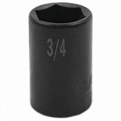 SK - Impact Socket - 3/8"DR 6PT 3/4" SEMI-DEEP IMPACT SOCKET - Industrial Tool & Supply