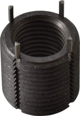 Recoil - M14x1.50 Internal, M20x1.50 External, 20mm Insert Length, Heavy Duty Keylocking Thread Inserts - Carbon Steel, Zinc Phosphate Finish, Grade C1215 - Industrial Tool & Supply