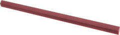 Value Collection - Barrette, Synthetic Ruby, Midget Finishing Stick - 100mm Long x 5mm Wide x 1.5mm Thick, Fine Grade - Industrial Tool & Supply