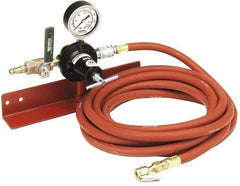 Myers Tire Supply - Air Compressor Automatic Tire Inflator Tool - 160 psi, Consists of Wall Mounting Bracket, Adjustable Pressure Gauge, On/Off Lever, 20' Air Hose, Clip-On Chuck - Industrial Tool & Supply