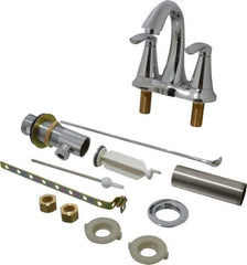 Moen - Lever Handle, Residential Bathroom Faucet - Two Handle, Pop Up Drain, Arc Spout - Industrial Tool & Supply