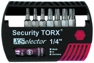 7 Piece - IPR8; IPR10; IPR15; IPR20; IPR25; IPR27; IPR30 Insert Bits - Quick Release Holder - Security TorxPlus Selector Bit Set Plastic XSelector Storage Box - Industrial Tool & Supply