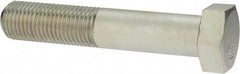 Value Collection - 1-1/2 - 6 UNC, 8" Length Under Head Hex Head Cap Screw - Partially Threaded, Grade 5 Steel, Zinc-Plated Finish, 2-1/4" Hex - Industrial Tool & Supply