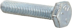 Made in USA - 1/4-28 UNF, 1-1/4" Length Under Head Hex Head Cap Screw - Industrial Tool & Supply