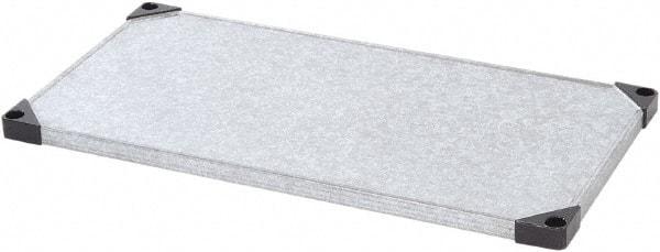 Quantum Storage - 1 Shelf Wire Shelving Unit - 24" Wide x 24" Deep x 2" High, - Industrial Tool & Supply
