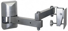Video Mount - Steel, Flat Panel Arm Mount For 10 to 23 Inch LCD Monitor - Silver, 25 Lbs. Load Capacity, 30° Max Tilt Angle, Wall Mount Rotating and Tilting - Industrial Tool & Supply