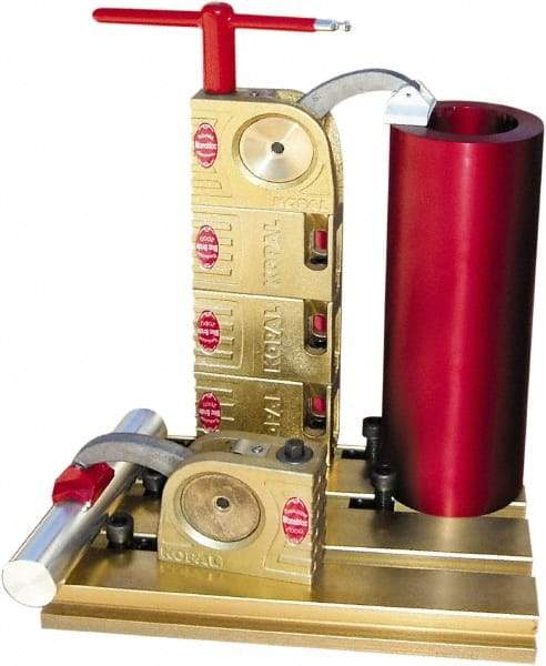 Mitee-Bite - 59 Lb-Ft Holding Capacity, 5-1/2" Max Opening Capacity, 3,500 Lb Clamping Pressure, Manual Hold Down Clamp - 2-3/8" Arm Length, 4-1/4" Clamp Length, 1-9/16" Clamp Width, 3-1/2" Clamp Height, T-Slot Mount, Steel - Industrial Tool & Supply