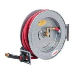 PRO-SOURCE - 35' Spring Retractable Hose Reel - 300 psi, Hose Included - Industrial Tool & Supply