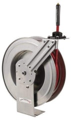 PRO-SOURCE - 50' Spring Retractable Hose Reel - 300 psi, Hose Included - Industrial Tool & Supply