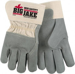 MCR Safety - Size L (9) Leather Work Gloves - Uncoated, Paired - Industrial Tool & Supply