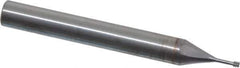 Vargus - #2-56, #3-56 Thread, 1/4" Shank Diam, Bright Coating, Solid Carbide Straight Flute Thread Mill - 3 Flutes, 2.244" OAL, #2 Min Noml Diameter - Industrial Tool & Supply