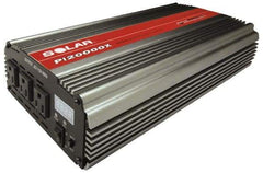 Value Collection - 3 Connection, 12 VDC Input, 110 VAC Output, 4,000 Peak Wattage, Power Inverter - 2,000 Watt Continuous Output Power - Industrial Tool & Supply