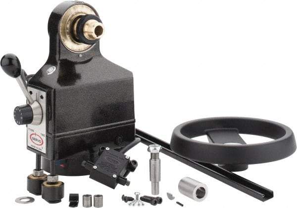 Servo - 140 Inch Max Peak Torque Per Pound, Knee Feed - 12 Inch Max Feed Rate Per Minute, 35 Inch Traversing Speed Per Minute - Industrial Tool & Supply