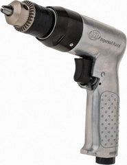 Ingersoll-Rand - 3/8" Reversible Keyed Chuck - Pistol Grip Handle, 2,000 RPM, 4 CFM, 0.5 hp, 90 psi - Industrial Tool & Supply