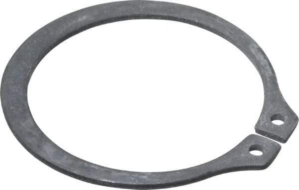 Value Collection - 1.232" Groove Diam, 1-5/16" Shaft Diam, Phosphate Spring Steel, Snap External Retaining Rings - 0.056" Groove Width, 0.05" Ring Thickness - Industrial Tool & Supply