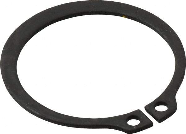 Value Collection - 1.529" Groove Diam, 1-5/8" Shaft Diam, Phosphate Spring Steel, Snap External Retaining Rings - 0.068" Groove Width, 0.062" Ring Thickness - Industrial Tool & Supply