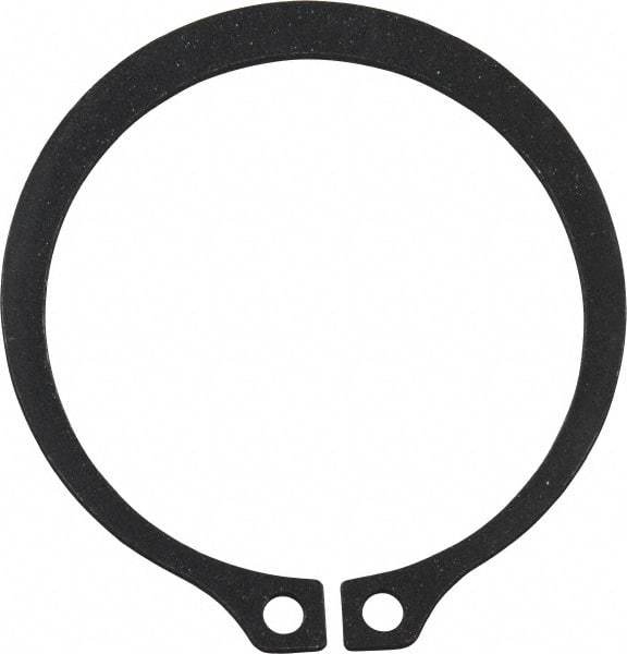 Value Collection - 1.769" Groove Diam, 1-7/8" Shaft Diam, Phosphate Spring Steel, Snap External Retaining Rings - 0.068" Groove Width, 0.062" Ring Thickness - Industrial Tool & Supply