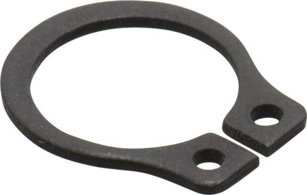 Value Collection - 0.29" Groove Diam, 5/16" Shaft Diam, Phosphate Spring Steel, Snap External Retaining Rings - 0.029" Groove Width, 0.025" Ring Thickness - Industrial Tool & Supply