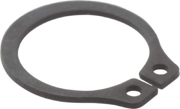 Value Collection - 0.382" Groove Diam, 13/32" Shaft Diam, Phosphate Spring Steel, Snap External Retaining Rings - 0.029" Groove Width, 0.025" Ring Thickness - Industrial Tool & Supply