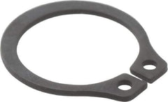 Value Collection - 0.382" Groove Diam, 13/32" Shaft Diam, Phosphate Spring Steel, Snap External Retaining Rings - 0.029" Groove Width, 0.025" Ring Thickness - Industrial Tool & Supply