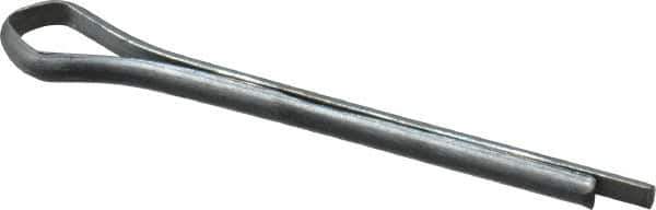 Value Collection - 1/16" Diam x 3/4" Long Extended Prong Cotter Pin - Grade 2, Zinc-Plated, Steel - Industrial Tool & Supply