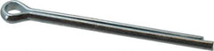 Value Collection - 3/16" Diam x 2-1/2" Long Extended Prong Cotter Pin - Grade 2, Zinc-Plated, Steel - Industrial Tool & Supply
