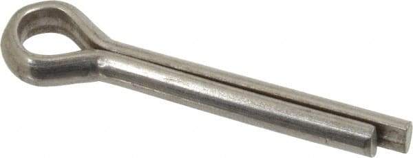 Value Collection - 1/4" Diam x 1-1/2" Long Extended Prong Cotter Pin - Grade 2, Zinc-Plated, Steel - Industrial Tool & Supply
