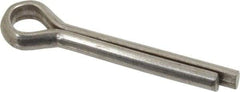 Value Collection - 1/4" Diam x 1-1/2" Long Extended Prong Cotter Pin - Grade 2, Zinc-Plated, Steel - Industrial Tool & Supply