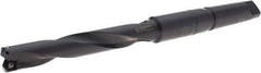 Allied Machine and Engineering - Series 2, 1 to 1-3/8" Diam, 4MT Taper Shank, Helical Flute Spade Drill - 6-1/2" Max Depth, 9-3/4" Body Length, 14-5/32" OAL, Extended Length, Through Coolant - Industrial Tool & Supply