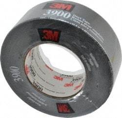 3M - 2" x 55m Black Duct Tape - 8.1 mil, Rubber Adhesive, Polyethylene Film Backing, 32 Lb/ln Tensile Strength, 200°F Max, Series 3900 - Industrial Tool & Supply