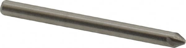 Hertel - 1/8" Head Diam, 1/8" Shank Diam, 4 Flute 60° Solid Carbide Countersink - Industrial Tool & Supply