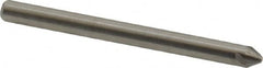 Hertel - 1/8" Head Diam, 1/8" Shank Diam, 4 Flute 60° Solid Carbide Countersink - Industrial Tool & Supply