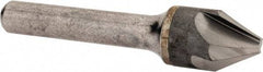 Hertel - 5/8" Head Diam, 3/8" Shank Diam, 4 Flute 60° Solid Carbide Countersink - 2-3/8" OAL, Straight Shank - Industrial Tool & Supply