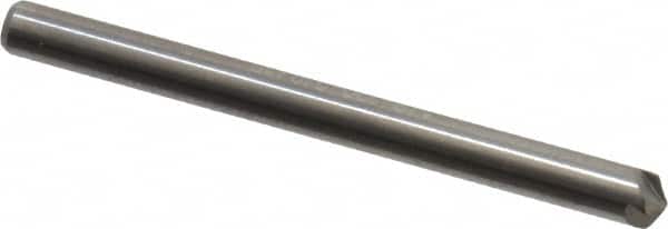 Hertel - 1/8" Head Diam, 1/8" Shank Diam, 4 Flute 120° Solid Carbide Countersink - Industrial Tool & Supply