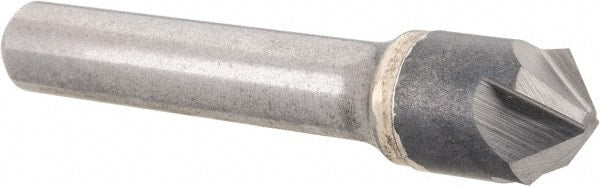 Hertel - 1/2" Head Diam, 3/8" Shank Diam, 4 Flute 100° Solid Carbide Countersink - Industrial Tool & Supply