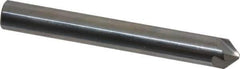 Hertel - 1/4" Head Diam, 1/4" Shank Diam, 4 Flute 90° Solid Carbide Countersink - 1-1/2" OAL, Straight Shank - Industrial Tool & Supply