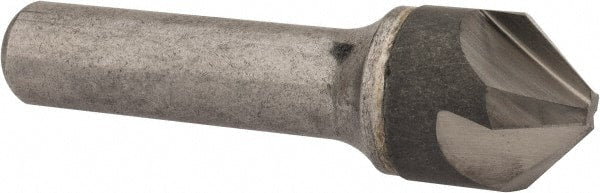 Hertel - 3/4" Head Diam, 1/2" Shank Diam, 4 Flute 90° Solid Carbide Countersink - Industrial Tool & Supply