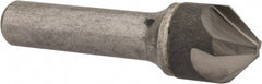 Hertel - 3/4" Head Diam, 1/2" Shank Diam, 4 Flute 90° Solid Carbide Countersink - Industrial Tool & Supply