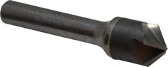 Hertel - 5/8" Head Diam, 3/8" Shank Diam, 4 Flute 100° Solid Carbide Countersink - 2-3/8" OAL, Straight Shank - Industrial Tool & Supply
