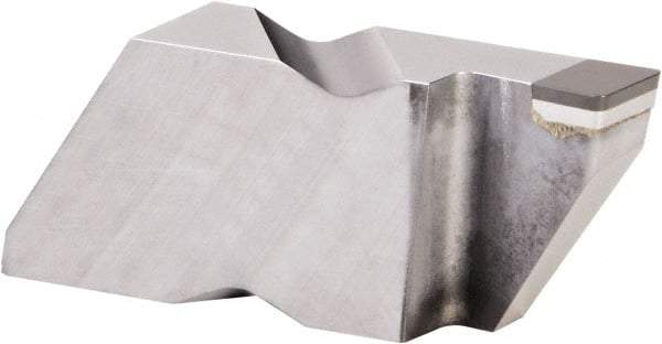 Kennametal - 4189NG EST Grade KB1630, 4.8mm Cutting Width PCBN Grooving Insert - 6.35mm Max Depth of Cut, Right Hand, 0.57mm Corner Radius, Uncoated - Industrial Tool & Supply