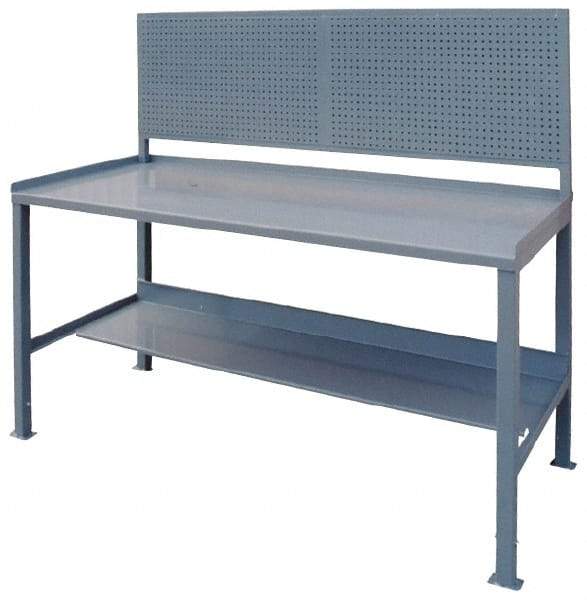 Jamco - 72 Wide x 30" Deep x 35" High, Steel Workbench - Comfort Edge, Fixed Legs - Industrial Tool & Supply
