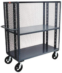 Jamco - 3,000 Lb Capacity, 30" Wide x 60" Long x 57-1/2" High Standard Utility Cart - 2 Shelf, Steel - Industrial Tool & Supply