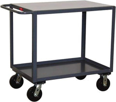 Jamco - 2,000 Lb Capacity, 30" Wide x 48" Long x 36" High Service Cart - 2 Shelf, Steel - Industrial Tool & Supply