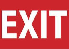 NMC - Exit, Plastic Exit Sign - 14" Wide x 10" High - Industrial Tool & Supply