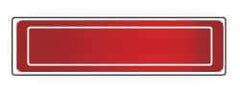 NMC - Reflective Strip - Red, For Accident Prevention - Industrial Tool & Supply