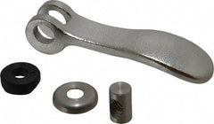 KIPP - 1/4-20, 0.59" Hub Diam, Stainless Steel Adjustable Clamping Handle - Industrial Tool & Supply