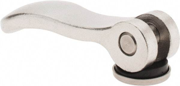 KIPP - M8 x 1.25, 0.94" Hub Diam, Stainless Steel Adjustable Clamping Handle - Industrial Tool & Supply
